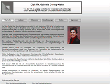 Tablet Screenshot of gering-klehn.de